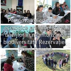 Galerie foto - Promovarea educației ecologice prin implicarea tinerilor în monitorizarea biodiversității Rezervației Plaiul Fagului